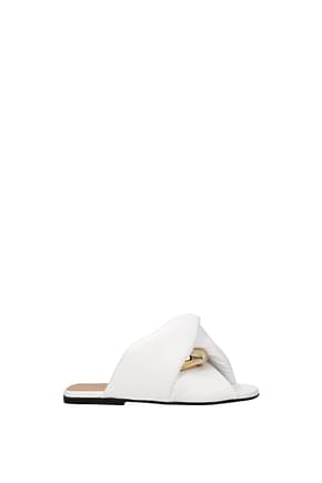 Jw Anderson Slippers and clogs Women Eco Leather White