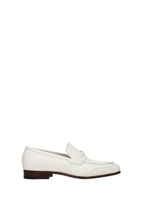Gucci Loafers Men Leather White