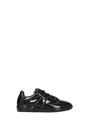 Maison Margiela Sneakers replica Women Patent Leather Black