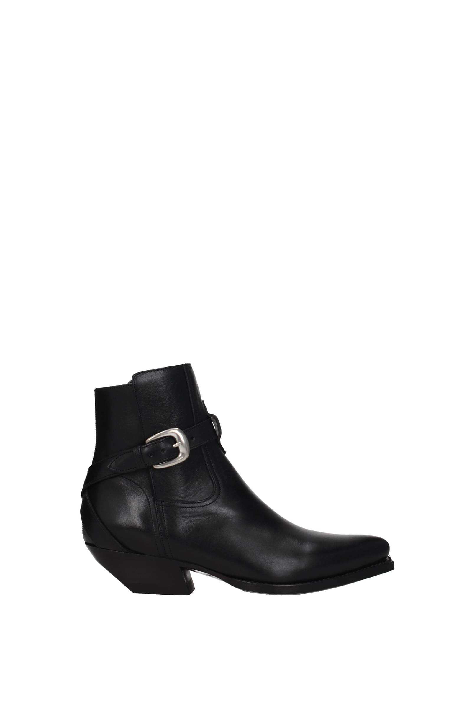 Celine Ankle boots jodphur Women 347383492C38NO Leather Black 552€