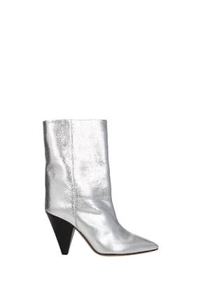 Isabel Marant Ankle boots Women Leather Silver