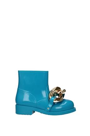 Jw Anderson Ankle boots Women Rubber Heavenly Turquoise