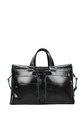 Piquadro Travel Bags Men Leather Black