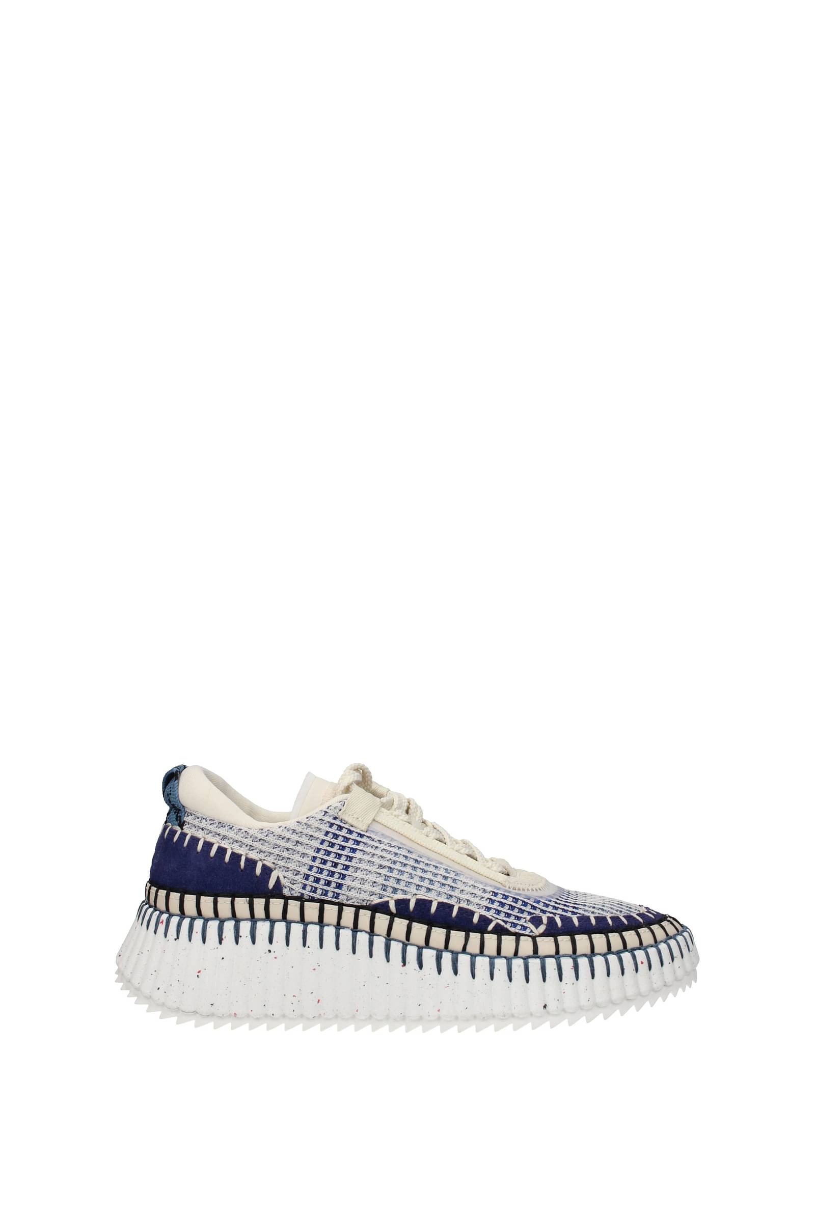 Buy Chloé White Strap Lauren Sneaker - 101 White At 52% Off | Editorialist