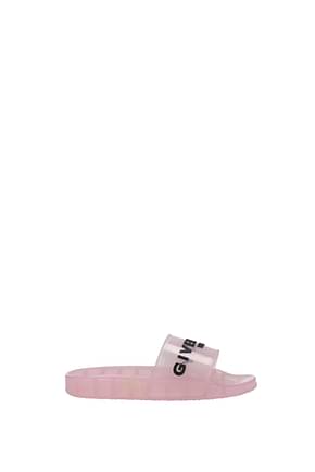 Givenchy Flip-Flops und Holzschuhe Damen Gummi Rosa Blossom