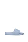 Alexander McQueen Slippers and clogs Men Rubber Heavenly Chambray