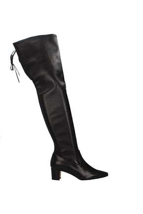 Manolo Blahnik Boots giovanna Women Leather Black