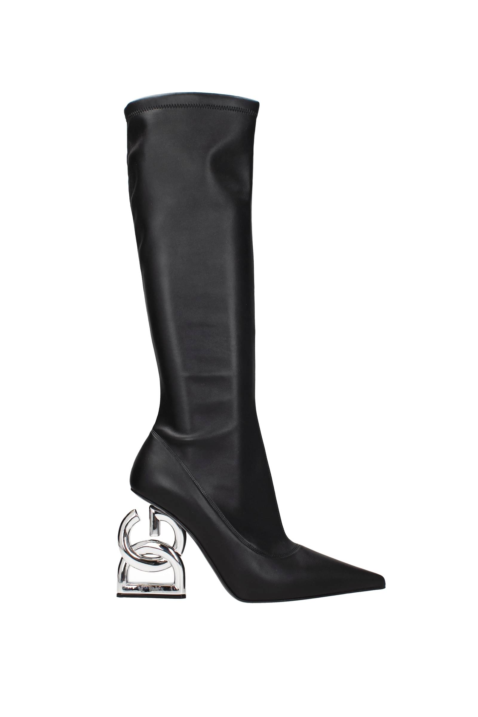 Dolce&Gabbana ブーツ 女性 CU0861AD43780999 皮革 黒 708,75€