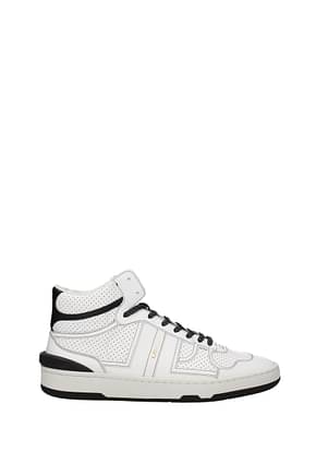 Lanvin Sneakers Men Leather White Black