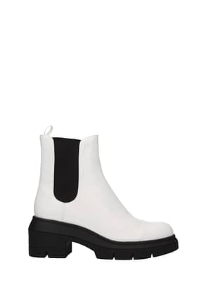 Stuart Weitzman Ankle boots norah Women Leather White Off White