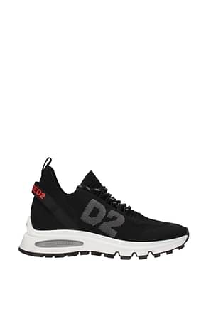 Dsquared2 Sneakers runds2 Homme Tissu Noir