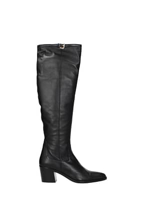 By Far Boots Women Leather Black