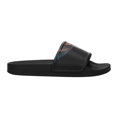 Marcelo Slippers and clogs icon wings Men CMIC001PLA0021020 Rubber Black Orange 104€