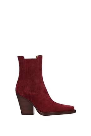 Paris Texas Ankle boots Women Suede Red