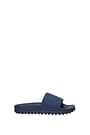 Tod's Slippers and clogs Men Rubber Blue Royal Blue