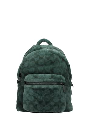 Coach Backpacks and bumbags Women Fur  Green Forest