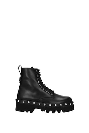 Furla Ankle boots vibram rita Women Leather Black