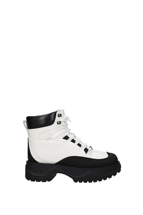 Michael Kors Ankle boots dupree hiker Women Fabric  Black Optic White