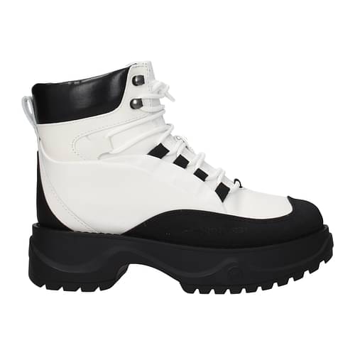 toksicitet tapet uld Michael Kors Ankle boots dupree hiker Women 40F2DUFE5BBLKOPTICWHT Fabric  Black Optic White 143,81€