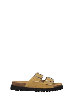 Dsquared2 Slippers and clogs Men Suede Beige