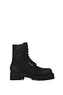 Palm Angels Ankle Boot Men Suede Black