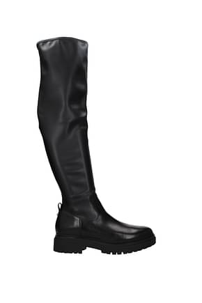 Michael Kors Boots Women Leather Black