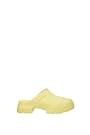 Ganni Slippers and clogs Women Rubber Yellow Banana
