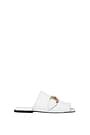 Versace Slippers and clogs Men Leather White Optic White