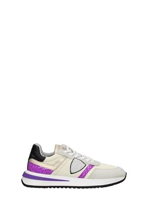 Philippe Model Sneakers tropez 2.1 Damen Stoff Weiß Violett