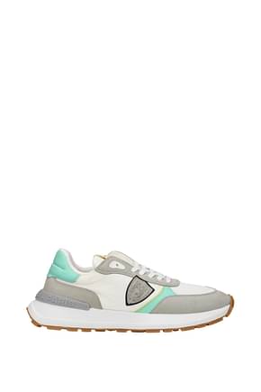 Philippe Model Sneakers antibes ortholid Women Fabric  White Grey