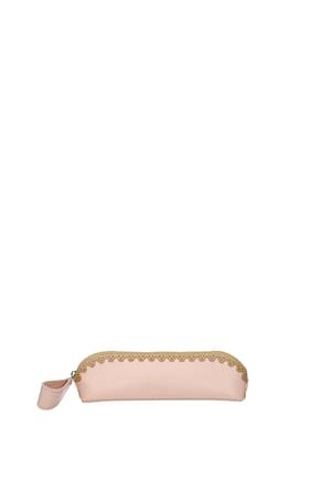 Chloé Gift ideas cosmetic pouch Women Leather Pink Blush