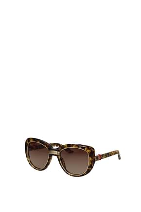 Casablanca Sunglasses Women Acetate Brown Leopard