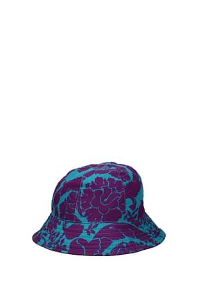 Versace 帽子 男士 聚酯纤维 紫色 蓝绿色