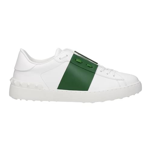 Garavani Sneakers Men S0830BLUN32 Leather White Green 442,5€
