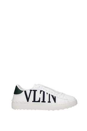 Valentino Garavani Sneakers Men Leather White Grass