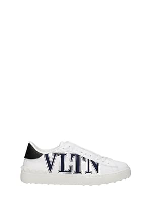 Valentino Garavani Sneakers Uomo Pelle Bianco Nero