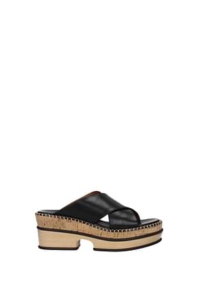 Chloé Slippers and clogs laia Women Leather Black