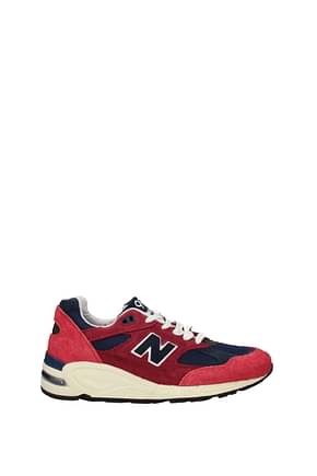 New Balance Sneakers usa Men Suede Red Blue