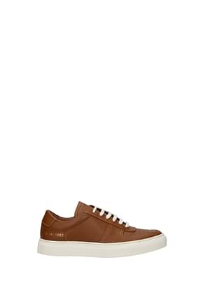 Common Projects Sneakers bball Donna Pelle Marrone Tan