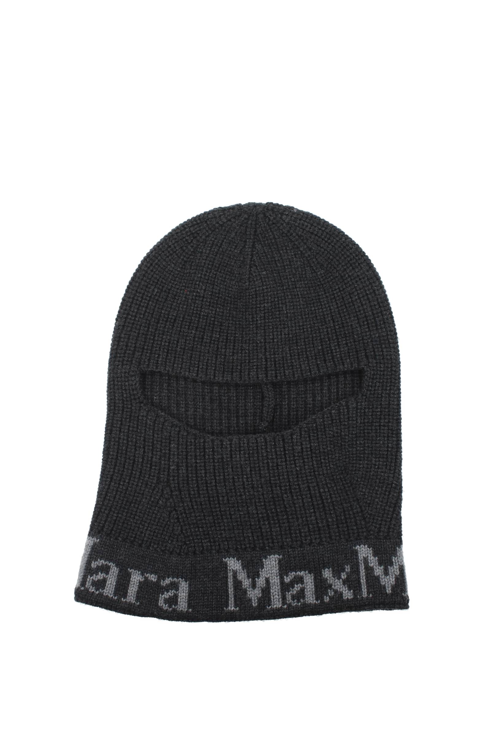 Max Mara 帽子女士45760224600004 羊毛黑色灰色63€