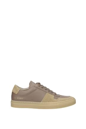 Common Projects Sneakers Men Leather Gray Turtledove