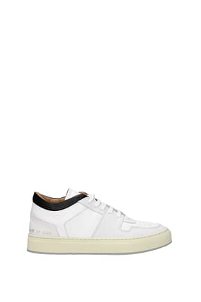 Common Projects Sneakers Femme Cuir Blanc Gris Clair