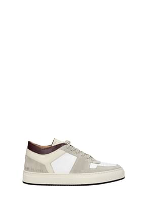 Common Projects Sneakers Donna Pelle Bianco Tortora