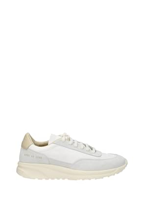 Common Projects Sneakers track 80 Damen Stoff Weiß Grau