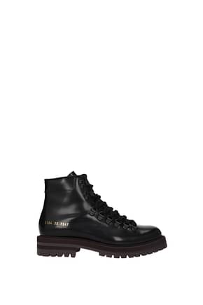 Common Projects Ankle boots Women Leather Black