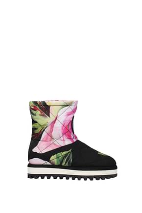 Dolce&Gabbana Ankle boots Women Polyester Multicolor