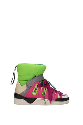 Khrisjoy Ankle boots Women Leather Pink Green