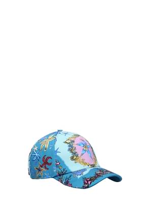 Versace Mützen & Hüte Damen Polyester Celeste Multicolor