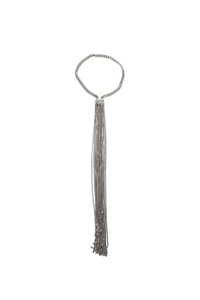 Maison Margiela Necklaces mm6 Women Brass Silver