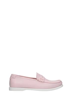 Saint Laurent Loafers mag Men Leather Pink Pastel Pink